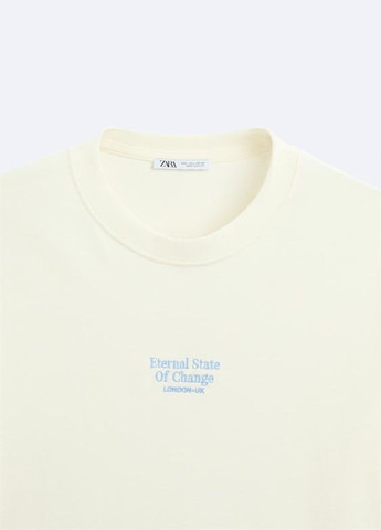 Молочна футболка Zara