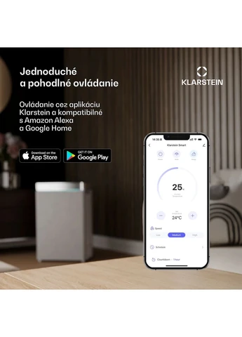 Осушитель воздуха DryFy Connect 60L Белый (10045546) Klarstein (353747332)