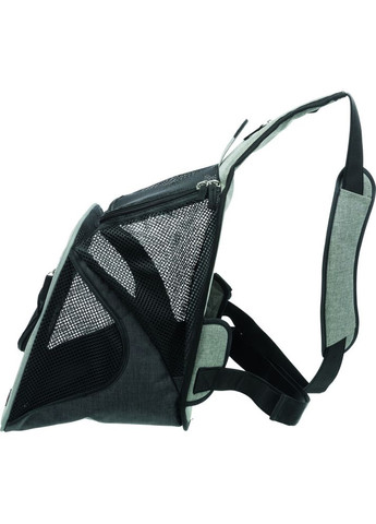 Рюкзак-переноска Savina для собак передний полиэстер черный/серый до 10 кг 30х33х26 см Trixie (362702326)