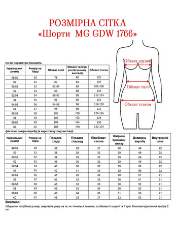 Шорти MG GDW 1766 Alenka Plus (354699226)