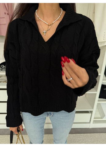 Чорний жіночий светр туреччина Osoblyva