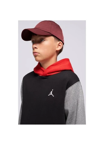 Худі підліткове чорно-червоно-сіре 95F116-KR5 Nike JORDAN BROOKLYN FLEECE (397843393)