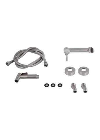 Набор для гигиенического душа со смесителем Aria округлый LDARI110NKS43393 Nickel LIDZ 110 (346492261)