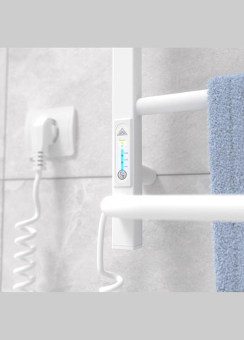 Електрична рушникосушарка Зебра Комфорт ЧФ8 500 х 800 Е (підкл. зліва) R3 Laris (336936585)