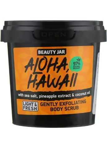 Скраб для тела Aloha, Hawaii Gently Exfoliating Body Scrub 200g (728015-34144) Beauty Jar (368650272)