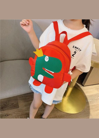 Детский рюкзак красный с динозавром КиП (270016479)