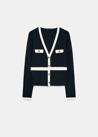 Черный демисезонный кардиган Zara