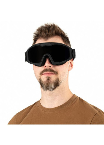 Тактические очки-маска ® баллистические с диоптрической вставкой Safety Goggles Black (15623202) Swiss Eye (372474531)