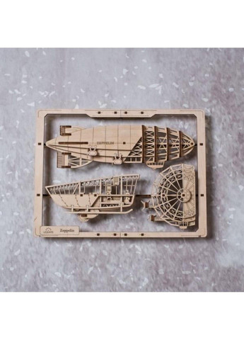 Дерев'яний механічний 3D конструктор Цепелін (70208) UGEARS (331296796)