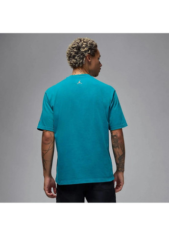 Синя футболка чоловіча mreissue gx ss crew blue Air Jordan