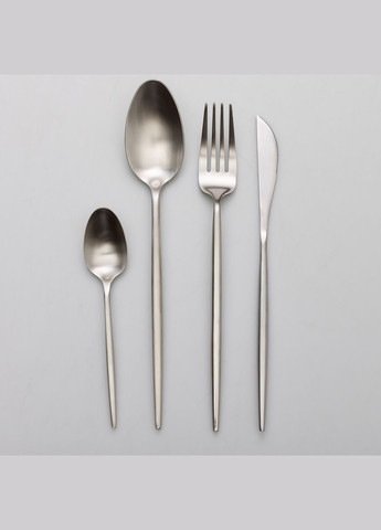 Набор столовых приборов 24 предметы нержавеющая сталь, серебро Yiwu (325449587)