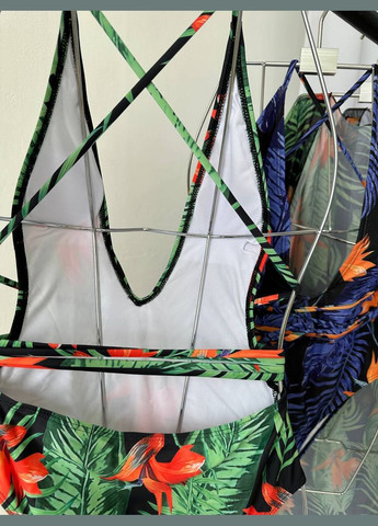 Комбінований демісезонний купальник суцільний No Brand