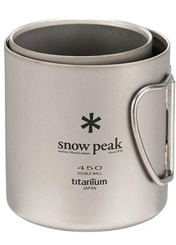 Кружка Snow Peak MG153 Ti-Double 450 Mug 450ml No Brand (316436039)