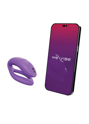 Смарт-вибратор для пар Sync O Light Purple, пульт ДУ We-Vibe (303911102)
