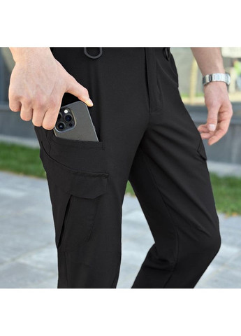 Армейские мужские штаны Карго 6 карманов черные No Brand (356509156)