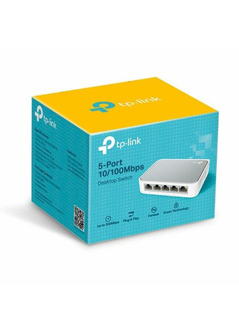 Сетевой коммутатор с 5 портами 10/100 Мбит/с интернет-коммутатор с поддержкой функции Uplink (SW202) TP-Link (361161838)