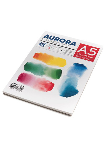 Альбом для акварелі Watercolour 300г/м2 12 л HP дрібне зерно Aurora (362586447)