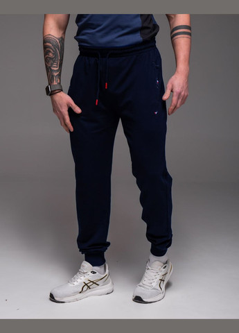 Темно-синие спортивные, повседневный демисезонные брюки Vakko