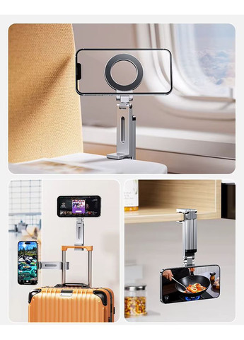 Тримач для телефону на стіл міні штатив магнітний MagSafe E01S AC Prof (365242974)