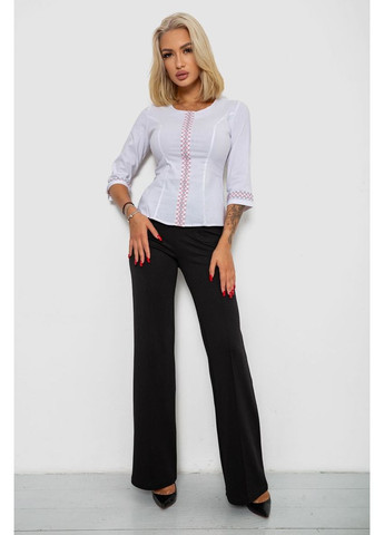 Красная блуза классическая с вышивкой Sport Line