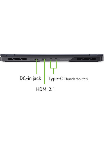 Ноутбук Predator Helios 18 PH18-73 18" WQXGA IPS, Intel U9-275HX, 192GB, F5TB, NVD5080-16, Win11P Acer (365067152)