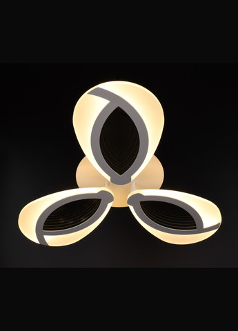 Люстра светодиодная потолочная LED светильник для квартиры на потолок лэд с пультом 26103 Белый 8х49х49 см. Sunnysky (364490930)