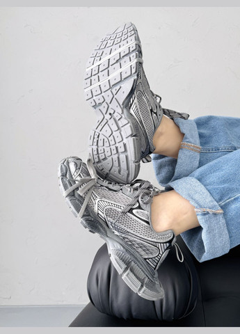 Кроссовки женские и мужские Balenciaga 3XL Grey | Баленсиага 3ХЛ серые No Brand серые демисезоны (341264131)