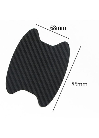 Защитные наклейки под ручки автомобиля антицарапные из углеродного волокна универсальные набор 4 шт No Brand (364506670)