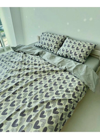 Постільна білизна євро Home Сатин 20786 200х220 см DUSHKA (327791681)