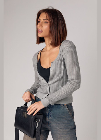 Жіночий ажурний кардиган на ґудзиках Lurex (297327534)