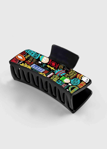 Заколка крабик для волосся жіноча затискач шпилька Мультсеріал Південний Парк #001 чорна No Brand (315630888)