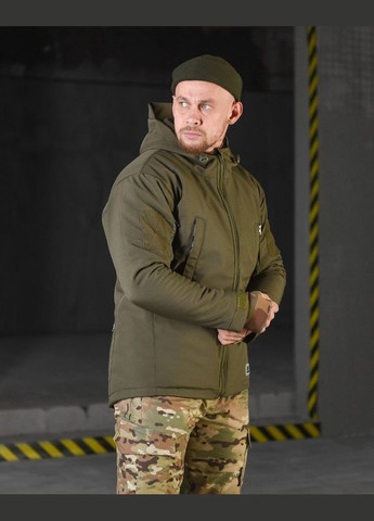 Тактична зимова куртка 7.62 Tactical SoftShell на Omni-Heat хакі No Brand (314745169)