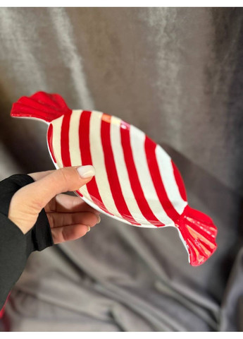 Тарелка десертная новогодняя CR-1-25 фарфоровая 15.5 см Yiwu (364274483)