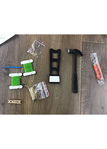 Набор креативного творчества String Art Утенок 20*15 см изонить из ниток стринг-арт с гвоздями молоток No Brand (333165902)