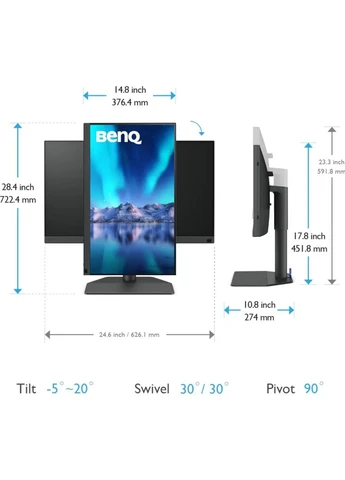 Монітор 27" SW272Q (9H.LLPLB.QBE) [147883] BenQ (400988856)