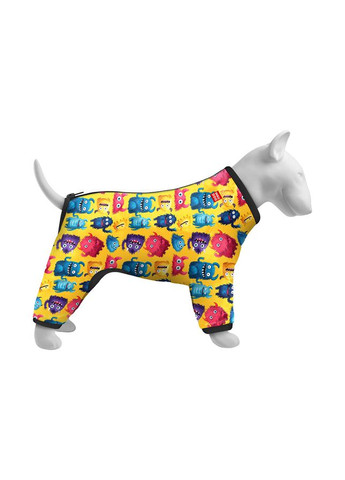 Ветровка для собак Clothes, рисунок "Мохнатые монстры", S40, В 56-59 см, С 37-40 см WAUDOG (329436791)