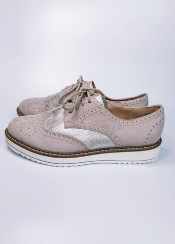 Primark Туфлі броги бежевий з штучна замша, ірландія — демісезон (353685725)