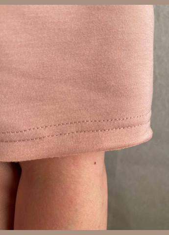 Женская футболка оверсайз пудровая Capricious 152 - (337515088)