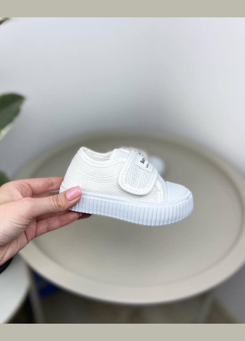 Білі дитячі кросівки білі 1015 No Brand