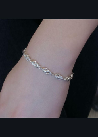 Срібний браслет з фіанітами "Краса" No Brand (350667136)