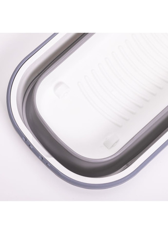 Ведро для уборки пластиковое с силиконовыми вставками складное Household Cleaning Products HP-35015-2 No Brand (361893125)