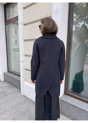 Синє демісезонне Пальто демісезонне преміум іа темно-синього кольору (ПМ-16-90-С) Sifurs