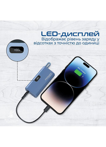 Powerbank Nanopack-5 5000mAh Navy (nanopack-5.navy) Promate (323128650)