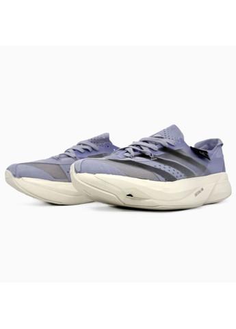 Цветные демисезонные кроссовки мужские adidas adizero adios pro 3.0 violet адидас адизеро No Brand