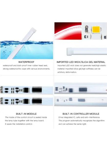 Гибкие дневные ходовые огни с поворотом 45см. ДХО! No Brand (296285584)