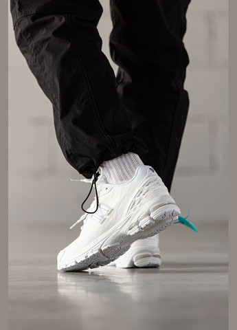 Білі Осінні кросівки чоловічі і жіночі new balance 1906r fantomfit white| нью баланс 1906 фантоміт білі No Brand