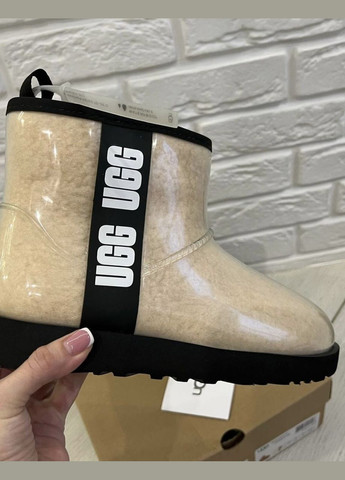 Угги мини Силиконовые прозрачные молочные mimi clear UGG (306852021)