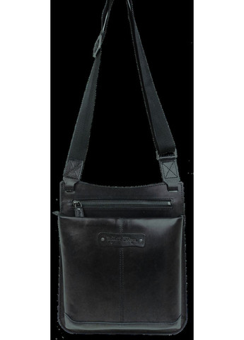 Чоловіча шкіряна сумка планшетка чорна Mykhail Ikhtyar (365598748)