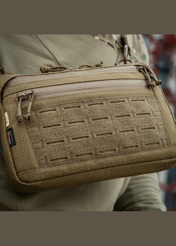 Сумка Admin Bag Medium Elite з липучкою Hex Coyote M-TAC (315147424)