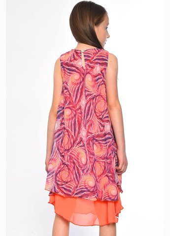 Персикова сукня дитяча для дівчинки персикового кольору Let's Shop (298283438)